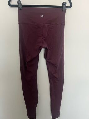 Lululemon Wunder Under Nulux High-Rise Tight Leggings 28 Arctic Plum Sz 8 W5BP7S